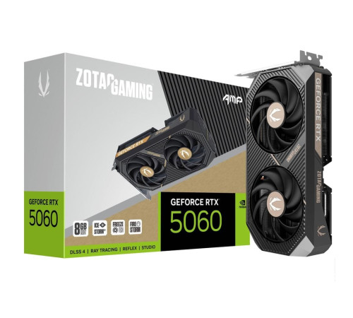 Видеокарта Zotac RTX5060 AMP 8GB, GDDR7/128-bit