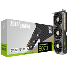 Видеокарта Zotac RTX5070 SOLID OC 12GB, GDDR7/192-bit