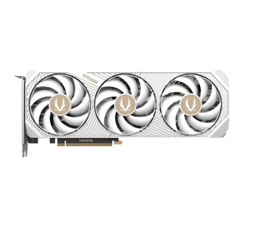 Видеокарта Zotac RTX5070 AMP WHITE ED 12GB, GDDR7/192-bit