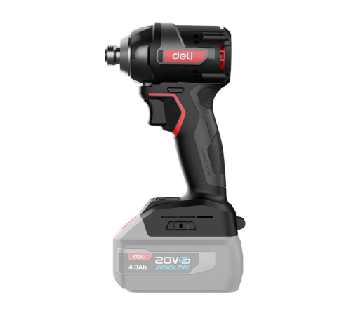 Винтоверт ударный аккумуляторный Deli DE-QZ20-1A4 (1АКБ*4Ач + ЗУ, 20V, 200Нм, 0-3600 об/мин, 0-3600 уд/мин, сумка)