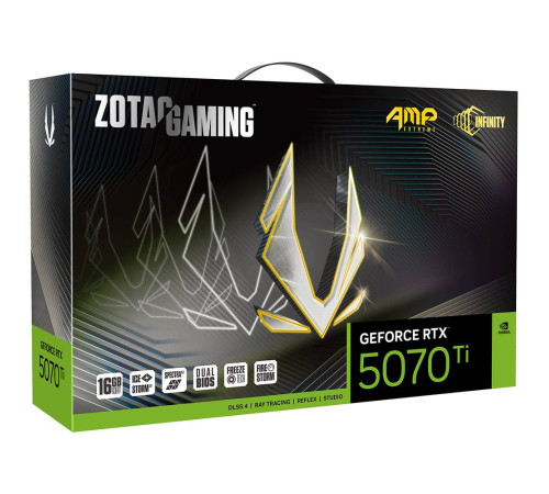 Видеокарта Zotac RTX5070Ti AMP EXTREME INFINITY 16GB, GDDR7/256-bit