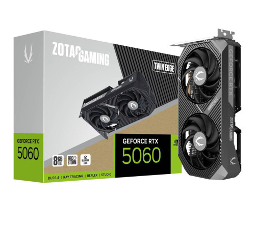 Видеокарта Zotac RTX5060 TWIN EDGE 8GB, GDDR7/128-bit