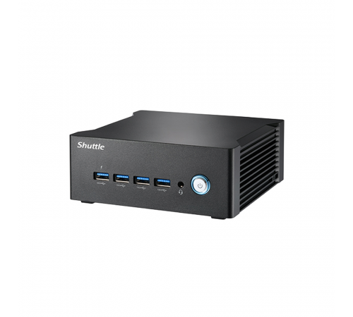 Мини ПК Shuttle NT10H, Intel Ultra5 125H, 2 x DDR5 SODIMM, no SSD, 120w PSU, VESA