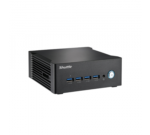 Мини ПК Shuttle NT10H, Intel Ultra5 125H, 2 x DDR5 SODIMM, no SSD, 120w PSU, VESA