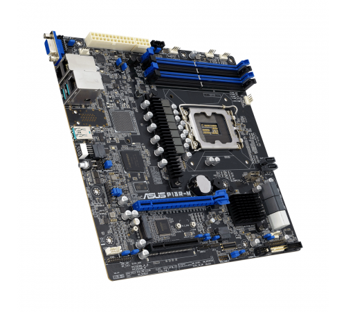 Материнская плата ASUS P13R-M LGA1700 mATX 4xDDR5 PCIEx16 PCIEx8 M.2 VGA 2хGLAN