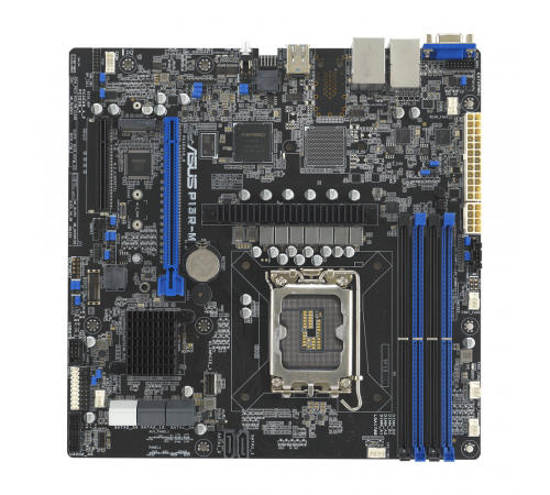 Материнская плата ASUS P13R-M LGA1700 mATX 4xDDR5 PCIEx16 PCIEx8 M.2 VGA 2хGLAN