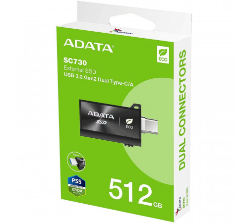 Твердотельный накопитель SSD ADATA 512GB SC730 SC730-512G-CACTI