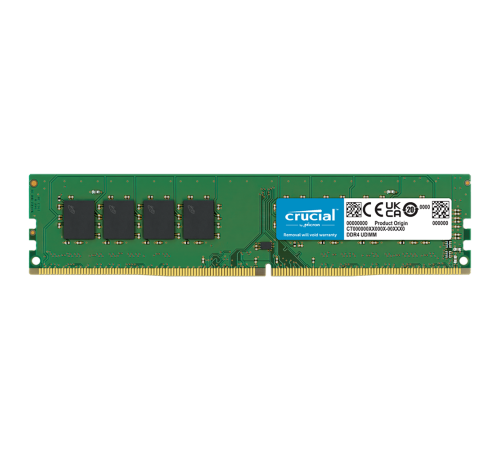 Модуль памяти Crucial 8GB Basic UDIMM DDR4-3200 (PC4-25600) CL19 1.2V