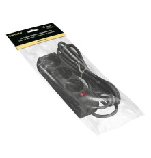 Сетевой фильтр ExeGate SP-3-1.8B, 3 розетки, 1.8 м, черный