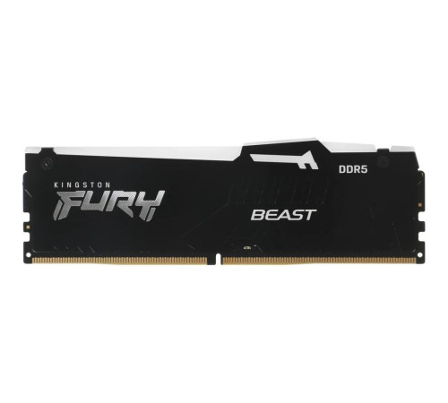 Модуль оперативной памяти Kingston 64GB Fury Beast RGB DDR5 6000Mhz CL36 kit 2x32Гб