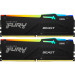 Модуль оперативной памяти Kingston 64GB Fury Beast RGB DDR5 6000Mhz CL36 kit 2x32Гб