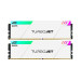 Модуль памяти AGI DDR5 6400MHz CL36 32GB Kit (16GBx2) OC UDIMM +White HEAT SINK –Turbojet+RGB lightbar -Color box