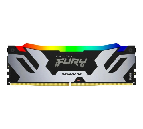 Модуль оперативной памяти Kingston 24GB FURY Renegade Silver RGB DDR5 8800Mhz On-Die ECC CUDIMM CL42