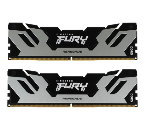 Модуль оперативной памяти Kingston 48GB FURY Renegade Silver RGB DDR5 8800Mhz On-Die ECC CUDIMM CL42 kit 2*24gb