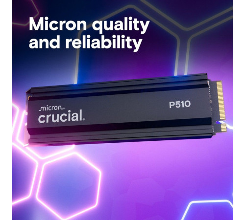 Твердотельный накопитель Crucial P510, 1TB, M.2(22x80mm)