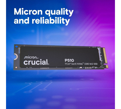 Твердотельный накопитель Crucial P510, 1TB, M.2(22x80mm)