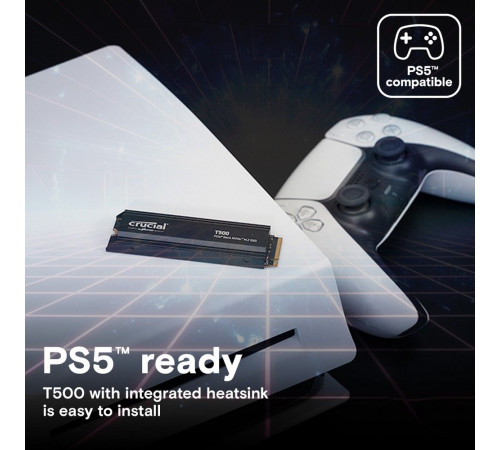 Твердотельный накопитель Crucial T500, 2TB, M.2(22x80mm)