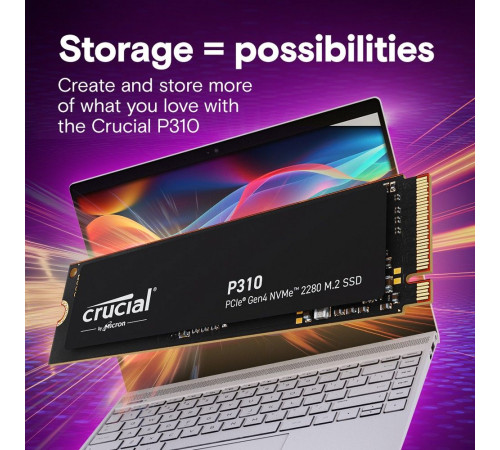 Твердотельный накопитель Crucial P310, 4TB, M.2(22x80mm)