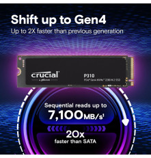 Твердотельный накопитель SSD Crucial P310, 500GB, M.2(22x80mm)