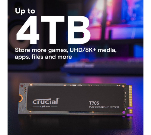 Твердотельный накопитель Crucial T705, 1TB, M.2(22x80mm)