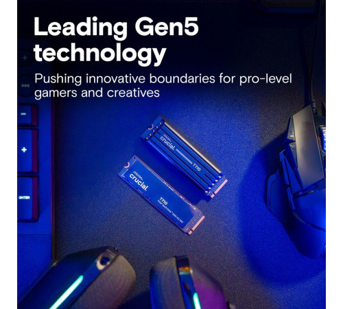 Твердотельный накопитель Crucial T710, 1TB, M.2(22x80mm)