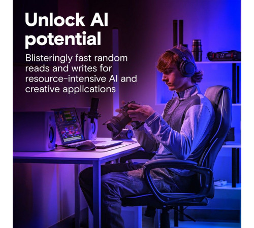 Твердотельный накопитель Crucial T710, 2TB, M.2(22x80mm)