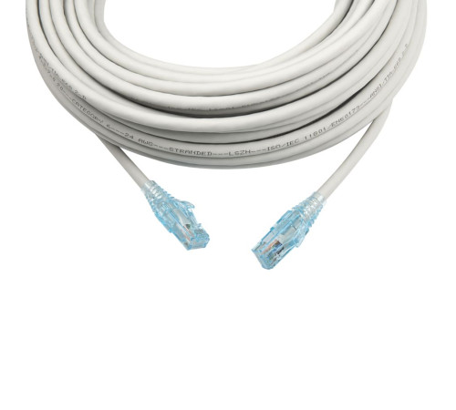 Патч-корд Hyperline U/UTP, Cat.6, LSZH, 20 м, серый