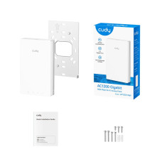 Точка доступа Wi-Fi CUDY AP1300 Wall, белый