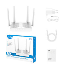 Точка доступа Wi-Fi CUDY AP1300D, белый