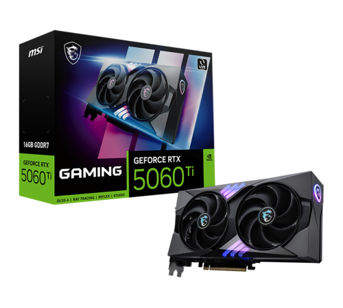Видеокарта MSI RTX5060Ti GAMING 16GB, GDDR7/128-bit