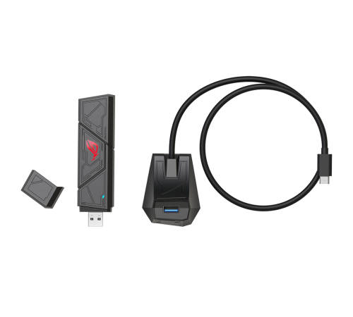 Адаптер Wi-Fi внешний ASUS ROG USB-BE92, черный