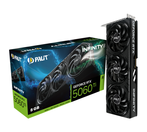 Видеокарта Palit RTX5060Ti INFINITY 3 8GB, GDDR7/128-bit