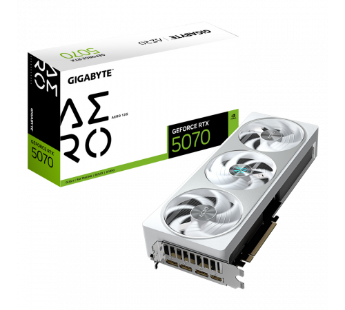 Видеокарта Gigabyte RTX5070 AERO 12GB, GDDR7/192-bit