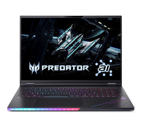 Ноутбук Acer Predator Helios 18 AI PH18-73-939Q Intel Core Ultra 9 275HX/32Gb/SSD2Tb/RTX5080 16Gb/18"/IPS/WQXGA/2560x1600/250Hz/NoOS/черный
