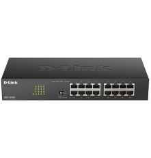 Коммутатор D-Link DGS-1016D/J1A, черный