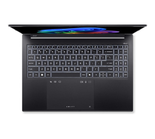 Ноутбук Acer Swift Go 16 SFG16-74-71W0 Intel Core Ultra 7 258V/32Gb/SSD1Tb/16"/OLED/WUXGA+/2048x1280/120Hz/NoOS/черный