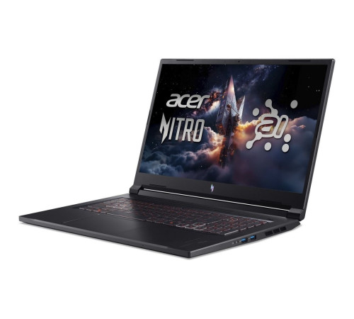 Ноутбук Acer Nitro V 17 AI ANV17-41-R9Q9 AMD Ryzen 7 260/16Gb/SSD1Tb/RTX5060 8Gb/17.3"/IPS/QHD/2560x1440/165Hz/NoOS/черный