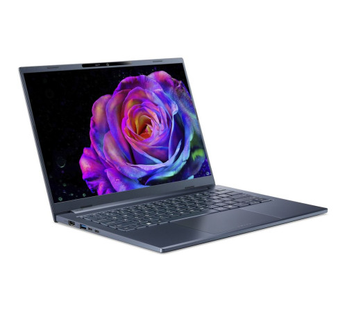 Ноутбук Acer Swift Go 14 AI SFG14-75-77RL Intel Core Ultra 7 256V/16Gb/SSD1Tb/14"/OLED/WUXGA/1920x1200/60Hz/NoOS/синий (NX.JNBCD.008)