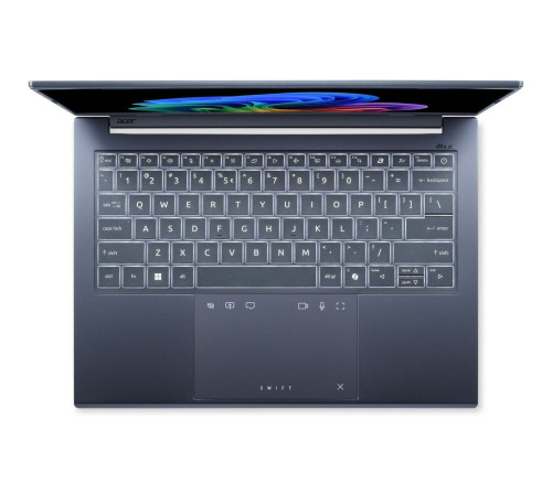 Ноутбук Acer Swift Go 14 AI SFG14-75-77RL Intel Core Ultra 7 256V/16Gb/SSD1Tb/14"/OLED/WUXGA/1920x1200/60Hz/NoOS/синий (NX.JNBCD.008)