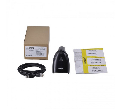 Сканер штрих-кода MERTECH 2210, P2D,  ручной, проводной, 1D/2D, черный