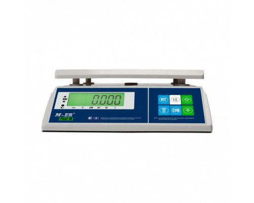 Фасовочные настольные весы M-ER 326 AFU-6.1 "Post III" LCD, 6 кг, белые Фасовочные настольные весы M-ER 326 AFU-6.1 "Post III" LCD, 6 кг, белые