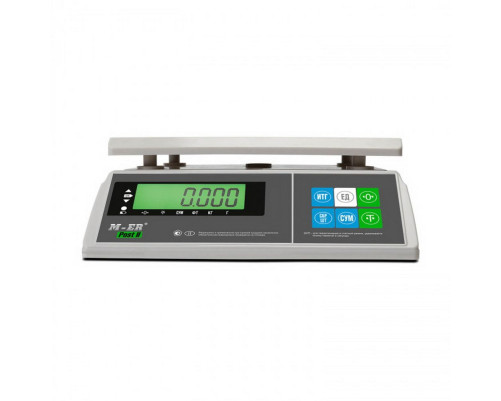 Фасовочные настольные весы M-ER 326AFU-15.1 LCD, 15 кг, белые Фасовочные настольные весы M-ER 326AFU-15.1 LCD, 15 кг, белые