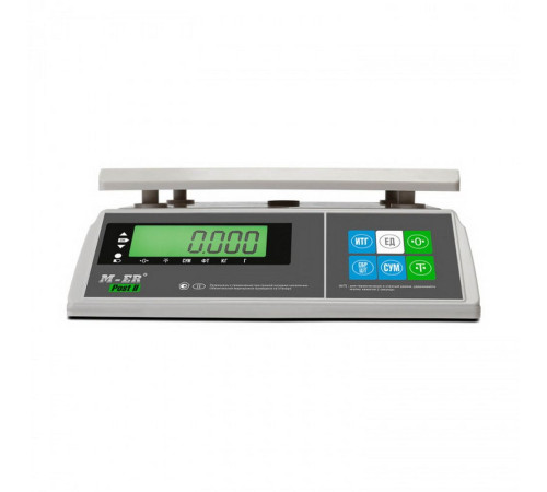 Фасовочные настольные весы  M-ER 326AFU-15.1 LCD, 15 кг, белые