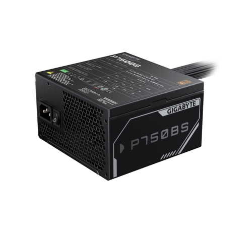 Блок питания 750 Вт Gigabyte P750BS, черный