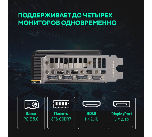 Видеокарта ASUS PRIME-RTX5060-O8G 8GB, GDDR7/128-bit
