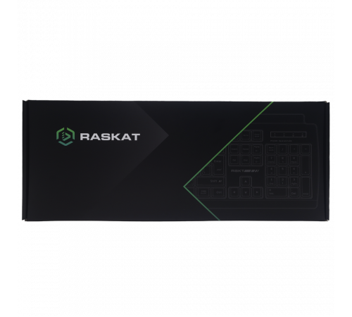 Клавиатура проводная игровая Raskat KG001, USB, серый