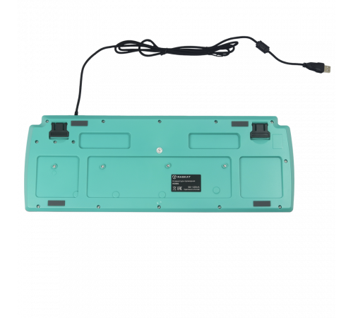 Клавиатура проводная игровая Raskat KG001, USB, серый