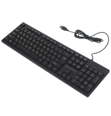 Клавиатура проводная Raskat K005, USB, черный