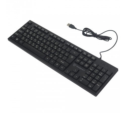 Клавиатура проводная Raskat K005, USB, черный