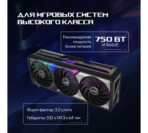 Видеокарта ASUS RTX5070 ROG STRIX OC 12GB, GDDR7/192-bit